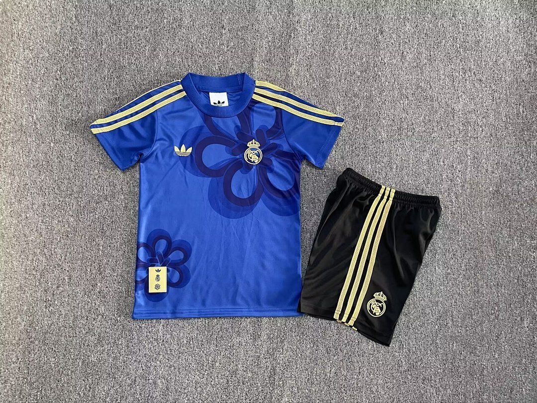 Kids-Real Madrid 25/26 Special Blue Soccer Jersey